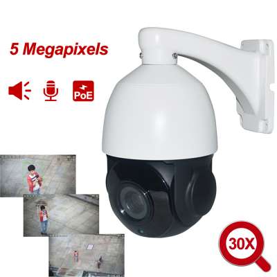 Cheap Price Low cost 2MP 5MP PTZ Camera Auto Tracking 30X ZOOM Person Humanoid Detection IP Camera IR 100M 2-way Audio ONVIF